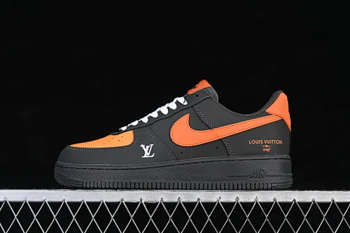 All categories Nk Air Force 1 Air Force series Nk Air Force 1 Low Air Force low top Nike Air Force 1'07 Low Year of the Horse limited edition Charcoal gray twilight orange Air Force 1 low top casual sneakers XY9025-004